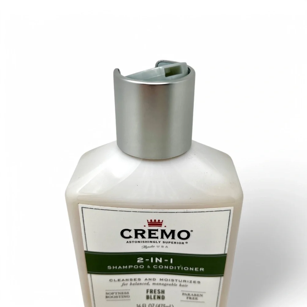 Cremo 2-in-1 FRESH BLEND Shampoo + Conditioner 16 fl oz Sealed NEW 1 Count